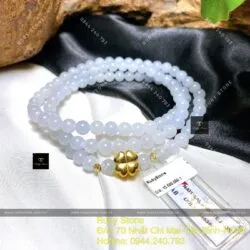 Chuỗi băng ngọc 6,5 ly mix charm vàng 24k - Hình ảnh 4