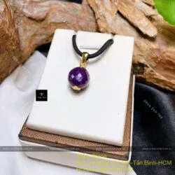 Mặt dây chuyền trái châu Ruby Guinea, vàng 18k - Hình ảnh 3