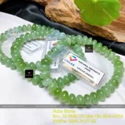 Chuỗi vòng tay bánh xe Ngọc bích mắt mèo - Hình ảnh 2