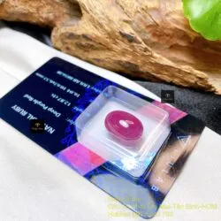 Mặt oval Ruby thiên nhiên Mặt oval Ruby thiên nhiên