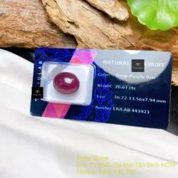 Mặt oval Ruby sao thiên nhiên (star Ruby) Mặt oval Ruby sao thiên nhiên (star Ruby)