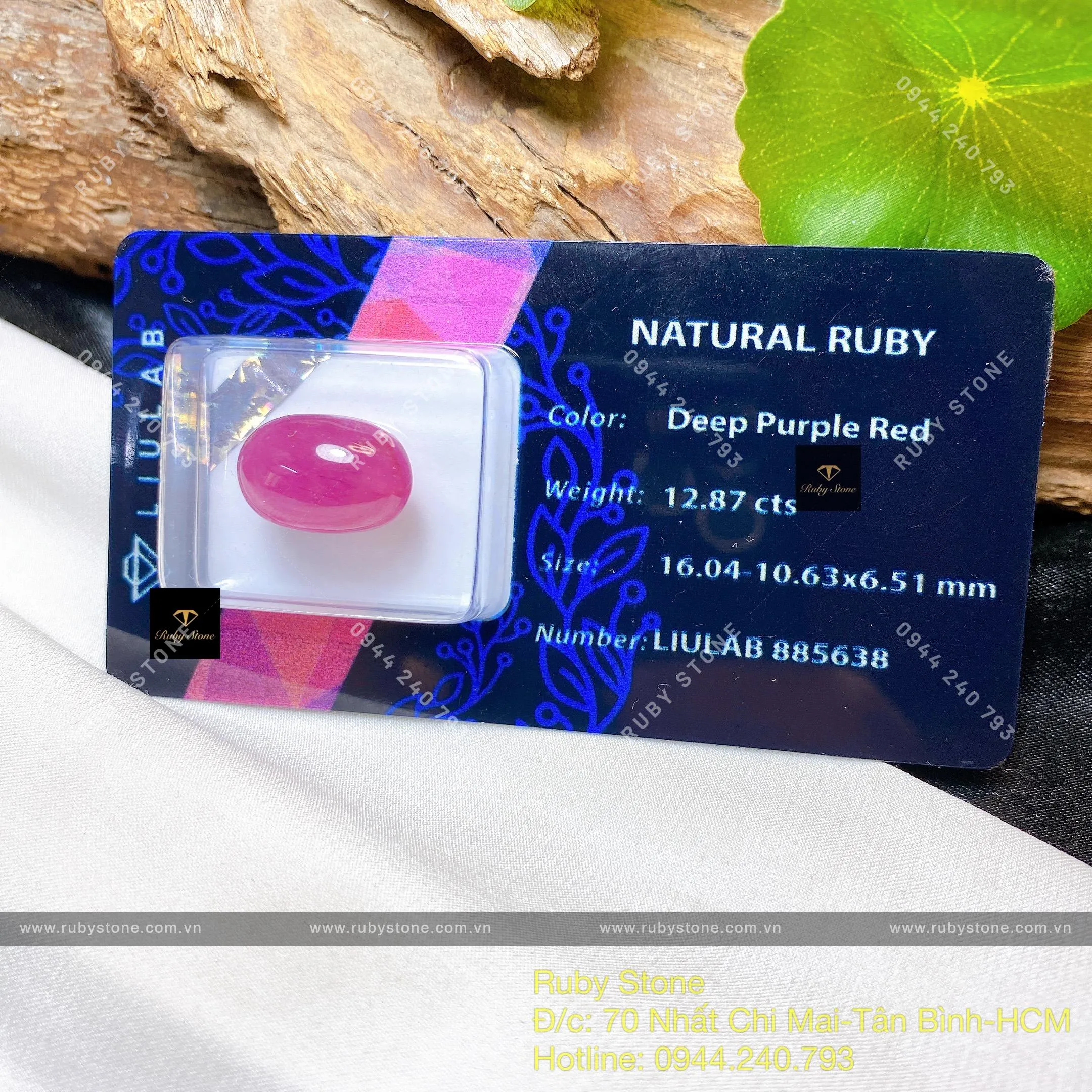 Mặt oval Ruby thiên nhiên Mặt oval Ruby thiên nhiên - Ảnh 5