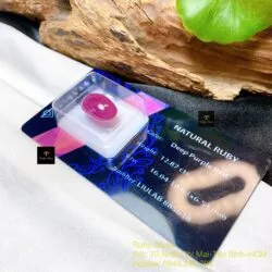 Mặt oval Ruby thiên nhiên Mặt oval Ruby thiên nhiên