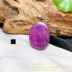 Như Lai Đại Nhật - Phật bản mệnh Ruby Nam Phi tuổi Mùi - Thân, KT 30mm - Hình ảnh 7