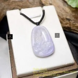 Phật Phổ Hiền Bồ Tát ngọc Cẩm thạch Myanmar, KT 33mm Phật Phổ Hiền Bồ Tát ngọc Cẩm thạch Myanmar, KT 33mm