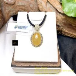 Mặt dây Phỉ thúy Hoàng Phỉ, vàng 18k - Hình ảnh 5