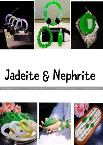 Sự khác nhau cơ bản của Jadeite jade (Ngọc cẩm thạch) và Nephrite jade (Ngọc bích)