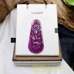 Phật Quán Thế Âm Bồ Tát Ruby Nam Phi, KT 42mm