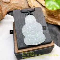 Thiên Thủ Thiên Nhãn ngọc cẩm thạch - Phật bản mệnh tuổi Tý, KT 52mm - Hình ảnh 3