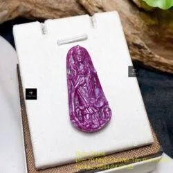Phật Quán Thế Âm Bồ Tát Ruby Nam Phi, KT 42mm