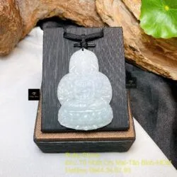 Thiên Thủ Thiên Nhãn ngọc cẩm thạch - Phật bản mệnh tuổi Tý, KT 52mm - Hình ảnh 5