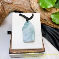 Mặt dây Cá chép ngọc cẩm thạch Myanmar, KT 38mm Mặt dây Cá chép ngọc cẩm thạch Myanmar, KT 38mm