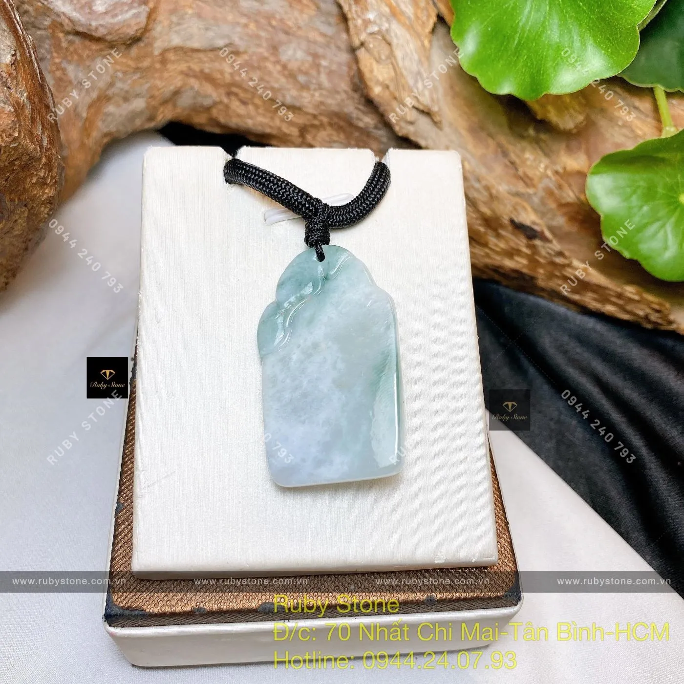 Mặt dây Cá chép ngọc cẩm thạch Myanmar, KT 38mm Mặt dây Cá chép ngọc cẩm thạch Myanmar, KT 38mm - Ảnh 5