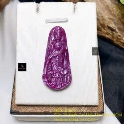 Phật Quán Thế Âm Bồ Tát Ruby Nam Phi, KT 42mm