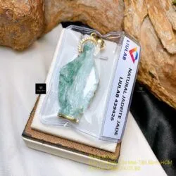 Tượng Đức Mẹ Maria ngọc cẩm thạch Myanmar, vàng 18k - Ảnh 6