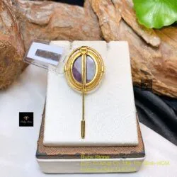 Cài áo Ruby Nam Phi, vàng 18k Cài áo Ruby Nam Phi, vàng 18k