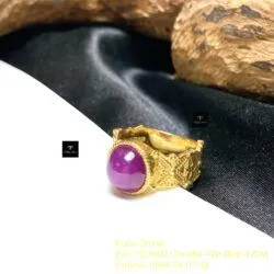 Nhẫn nữ Ruby sao thiên nhiên, vàng 18k - Ảnh 7