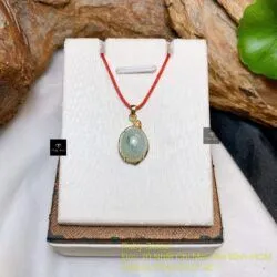 Mặt dây chuyền ngọc Cẩm thạch, vàng 18k - Ảnh 5