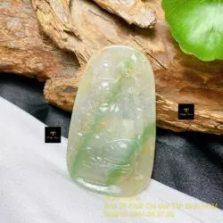 Phật Quán Thế Âm Bồ Tát ngọc Phỉ thuý kim ty chủng - Hình ảnh 7