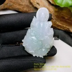 Phật Quán Thế Âm Bồ Tát nếp băng chạm tay tinh xảo - Ảnh 3