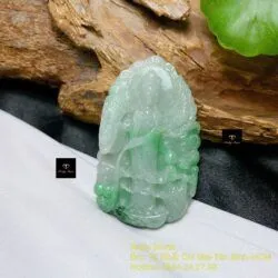 Phật Quán Thế Âm Bồ Tát ngọc Cẩm thạch Myanmar - Hình ảnh 2