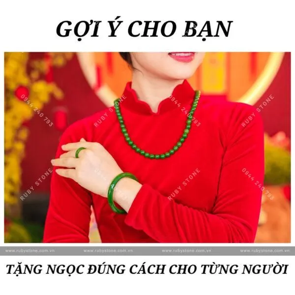 Gợi ý cho bạn cách tặng ngọc ý nghĩa cho từng người khác nhau.