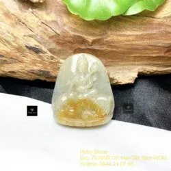 Phổ Hiền Bồ Tát ngọc Cẩm thạch huyết Myanmar - Hình ảnh 4