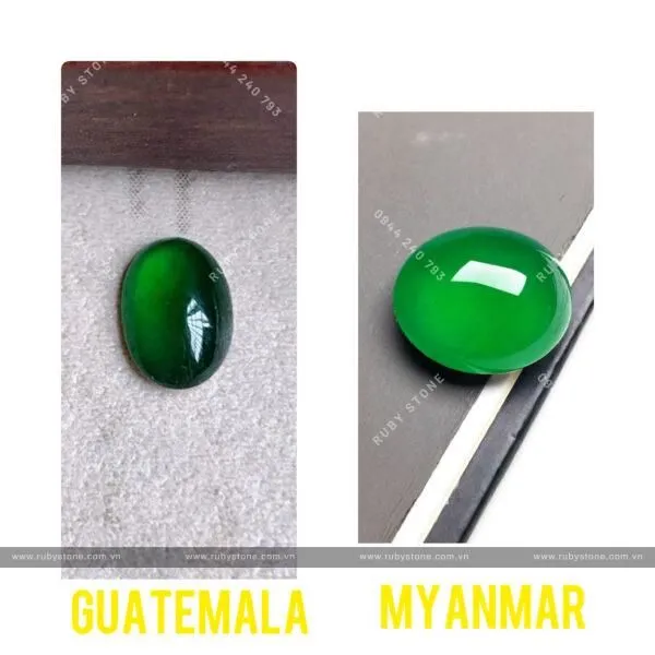 Ngọc Guatemala là gì? Phân biệt giá trị giữa ngọc Myanmar và Guatemala