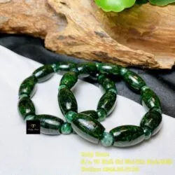 Vòng lu thống Cẩm thạch sơn thuỷ Myanmar - Ảnh 4