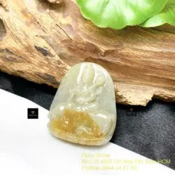 Phổ Hiền Bồ Tát ngọc Cẩm thạch huyết Myanmar - Hình ảnh 2