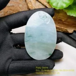 Phật Quán thế âm bồ tát ngọc Phỉ thuý hoa bay - Ảnh 5