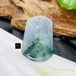 Văn Thù Bồ Tát - Phật bản mệnh tuổi Mão, ngọc Phỉ thuý băng chủng hoa bay - Ảnh 6