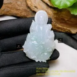 Phật Quán Thế Âm Bồ Tát nếp băng chạm tay tinh xảo - Ảnh 2