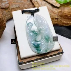 Phật Quán thế âm bồ tát Ngọc nếp băng hoa bay - Hình ảnh 4