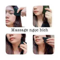 Massage mặt ngọc bích Canada xanh đậm - Ảnh 10