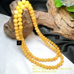 Chuỗi 108 hạt ngọc Cẩm thạch huyết Myanmar