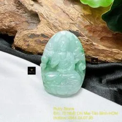 A Di Đà - Phật bản mệnh ngọc Cẩm thạch tuổi Tuất- Hợi