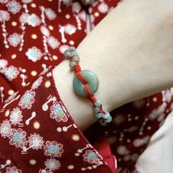 Vòng đeo tay Đồng điếu ngọc Cẩm thạch Miến Điện - Hình ảnh 2