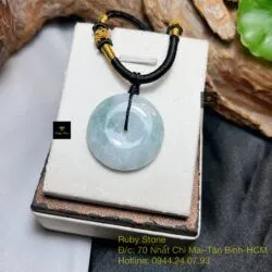 Đồng điếu ngọc Cẩm thạch Myanmar nếp băng - Hình ảnh 3