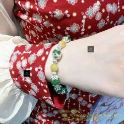 Vòng ngọc bích Canada mix charm bạc 925 - Ảnh 6