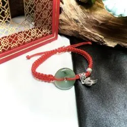 Vòng tay đồng điếu ngọc Cẩm thạch Miến Điện - Hình ảnh 4
