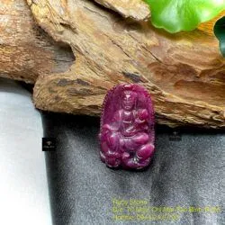 Phật bản mệnh Ruby Nam Phi (nhận gia công theo yêu cầu)
