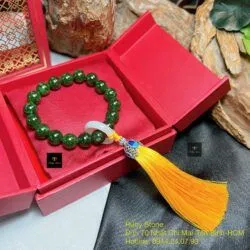 Vòng niệm châu ngọc bích Canada 18 hạt - Ảnh 4