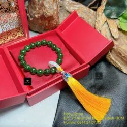 Vòng niệm châu ngọc bích Canada 18 hạt - Ảnh 3