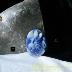 Phật bản mệnh Sapphire Việt Nam chạm tay tinh xảo (nhận đặt theo tuổi hợp mệnh) - Hình ảnh 2