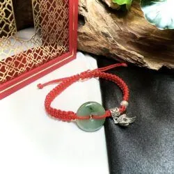 Vòng tay đồng điếu ngọc Cẩm thạch Miến Điện
