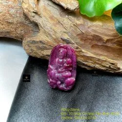 Phật bản mệnh Ruby Nam Phi (nhận gia công theo yêu cầu) - Ảnh 6