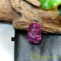 Phật bản mệnh Ruby Nam Phi (nhận gia công theo yêu cầu) - Ảnh 5