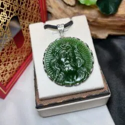 Mặt dây Chúa Jesus ngọc bích Canada - Ảnh 3