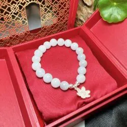 Vòng chuỗi ngọc Cẩm thạch Miến Điện mix bạc Vòng chuỗi ngọc Cẩm thạch Miến Điện mix bạc